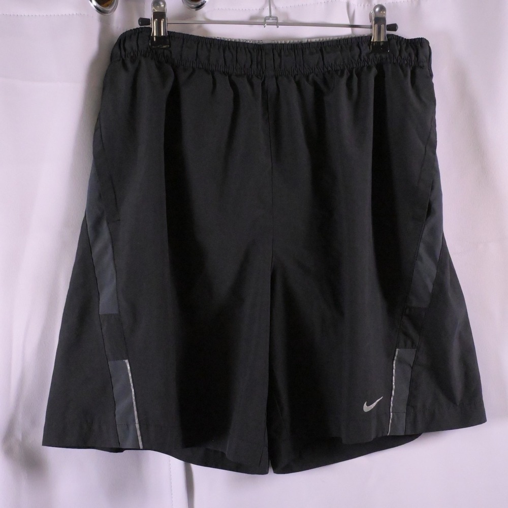 Nike Dri-FIT Basketball‎ Shorts Black Mens Large Brief Lined